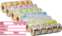 Étiquettes de traçabilité une couleur au choix PRODATE | 5 rouleaux de 250