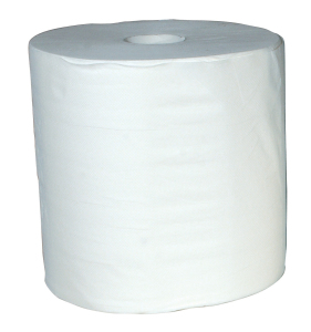 Bobine papier essuyage diamètre 26,5 cm - à déroulage (x2)